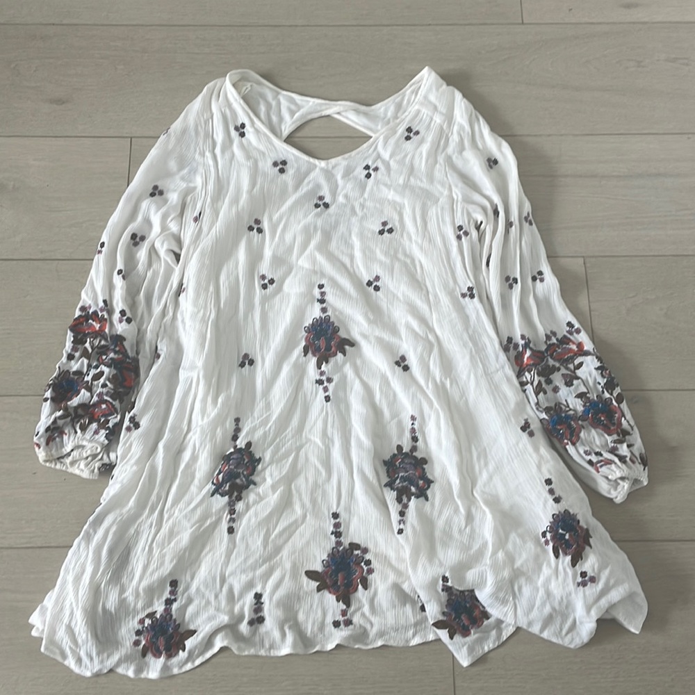 Free People Long Sleeve Boho Dress